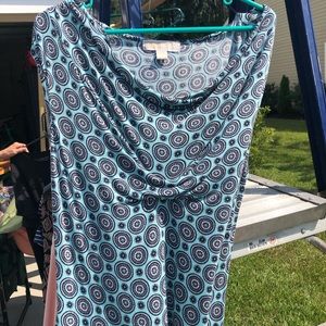 Michael Kors Tank Drape Shell